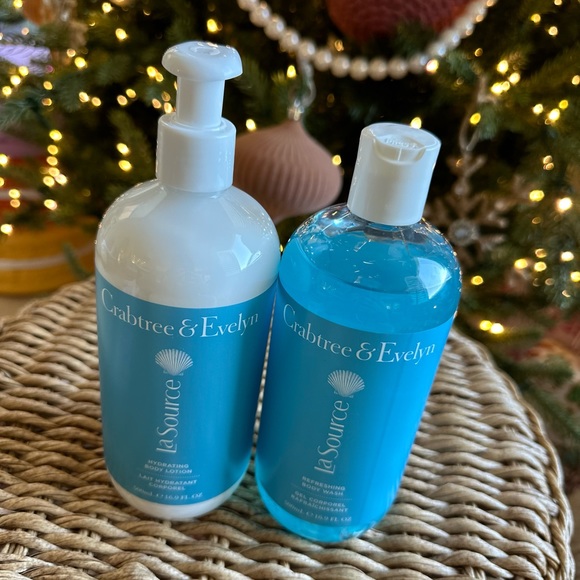 Crabtree & Evelyn La Source hydrating body lotion body wash 500ml (16.9 fl oz) - Picture 2 of 3